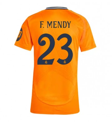 Real Madrid Ferland Mendy #23 Udebanetrøje Dame 2024-25 Kort ærmer